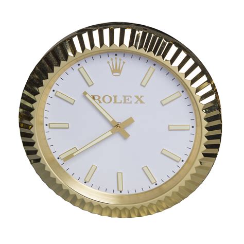 wall clock rolex design|Rolex wall clock for sale.